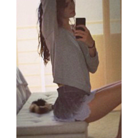 Raga Anthropologie Blue Ombre Eyelet Skort Lined Cotton Womens Medium M Boho - Picture 2 of 9